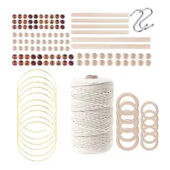 GENERICO - Cordón Algodón 3mm 200m Kit Macramé