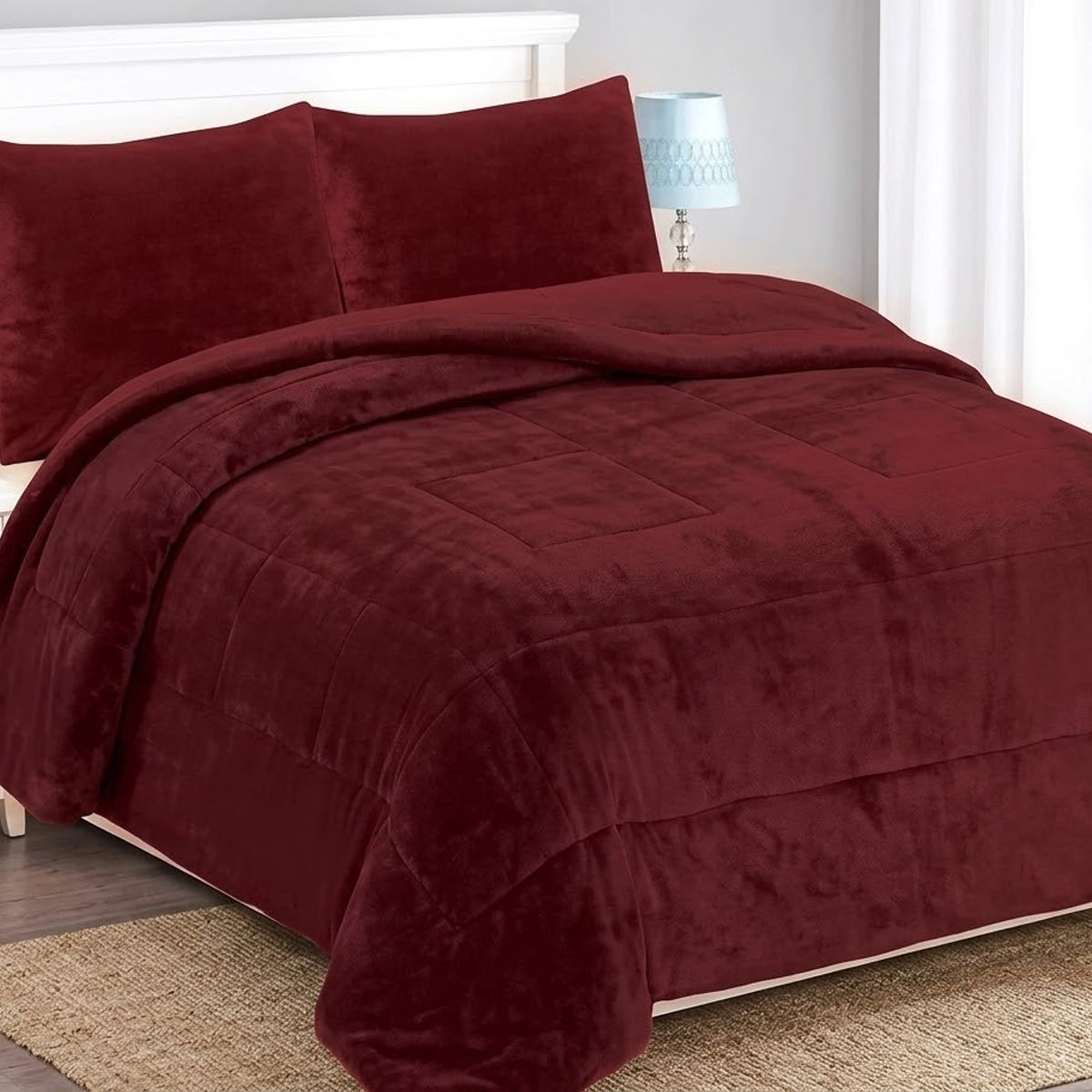 GENERICO - COBERTOR BURDEO KING DE INVIERNO PLUSH CON CHIPORRO PREMIUM FEYA-1399