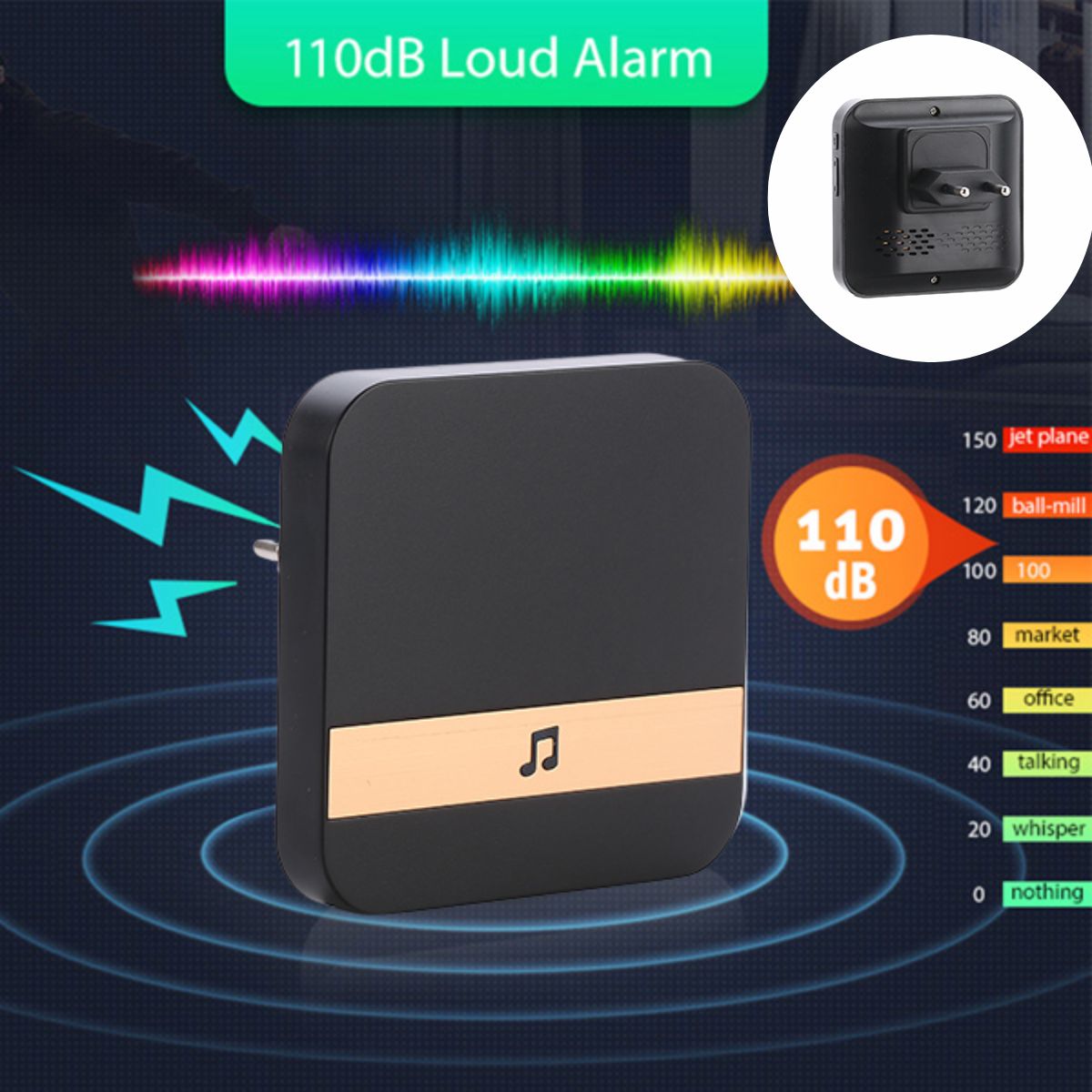 D MOTICA - Campanilla Digital Para Timbre Wifi D-motica Mod Doorbell01
