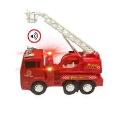GENERICO - Carro de Bomberos con luz, sonidos y movimiento.