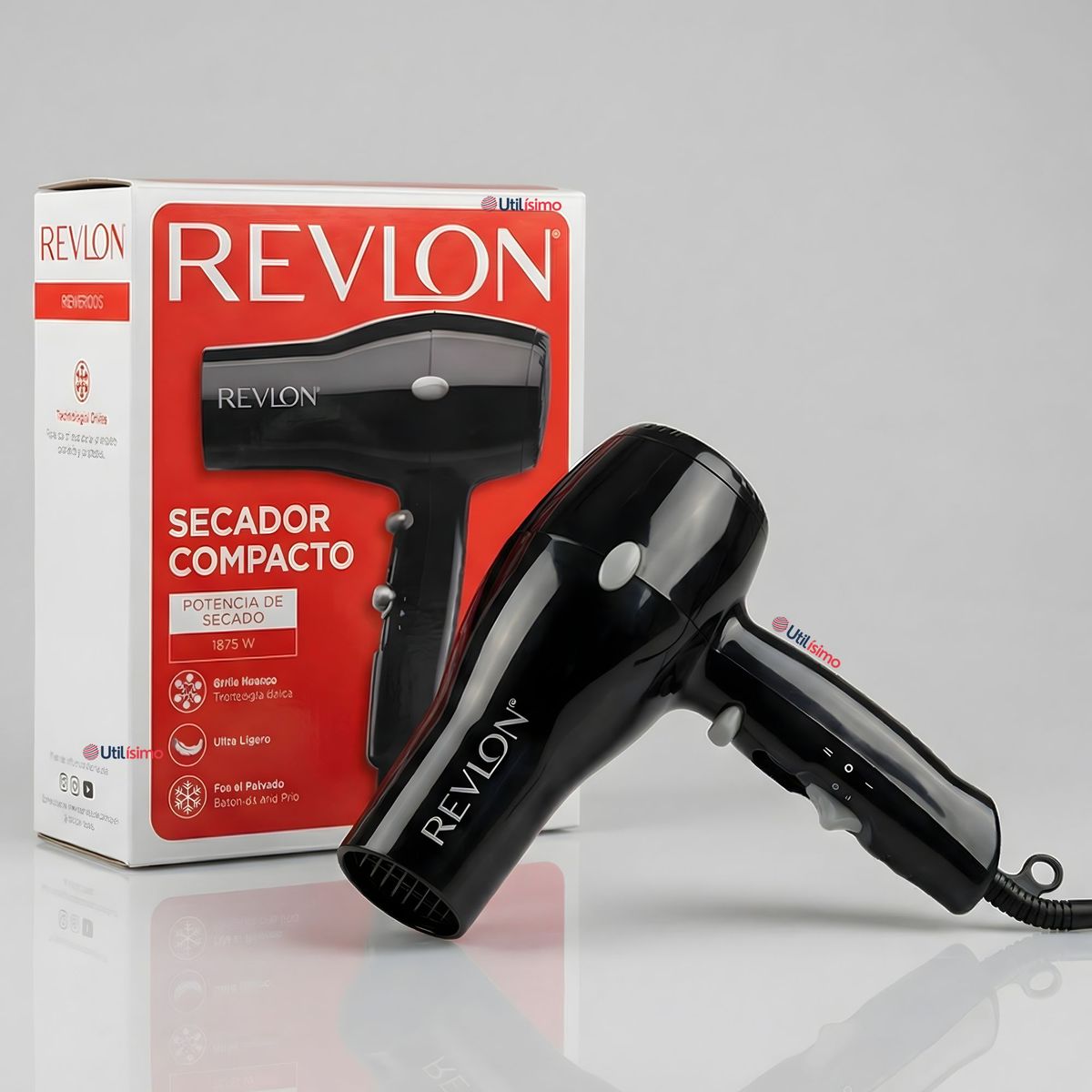 REVLON - Secador De Cabello Revlon Compacto RVDR5260BLA2 1875W Negro