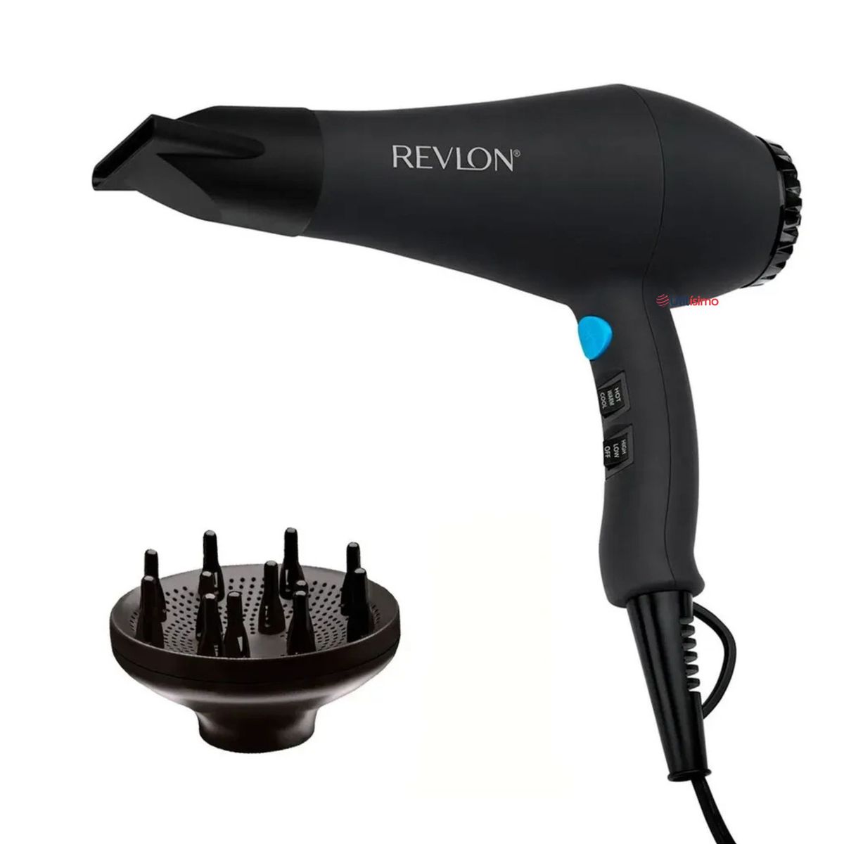 REVLON - Secador De Cabello Revlon Smooth Brilliance 1875W Negro