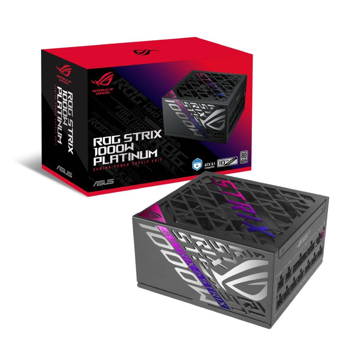 ASUS - Fuente de Poder ASUS ROG Strix 1000W Platinum