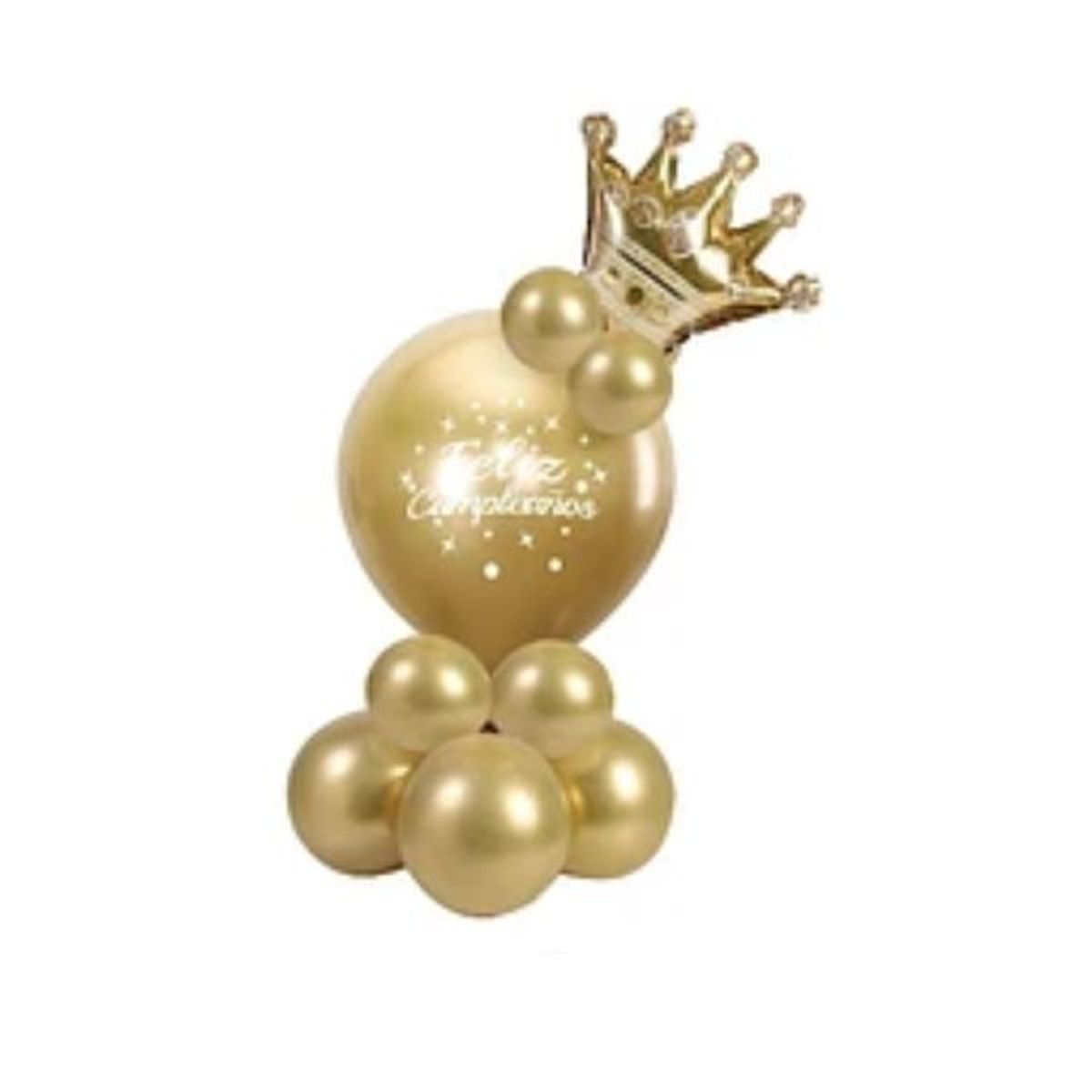 GENERICO - Set de globos de látex dorado 13pcs