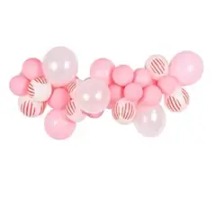 GENERICO - Set de globos de látex rosa 38pcs