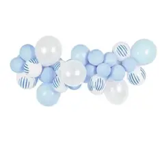 GENERICO - Set de globos de látex azul 38pcs