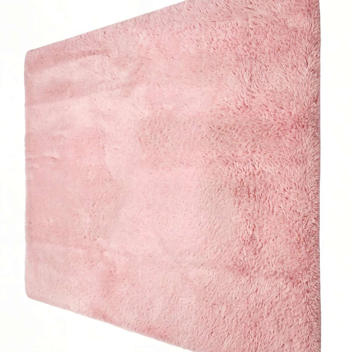GENERICO - ALFOMBRA PELUDA 200X300 COLOR ROSADO
