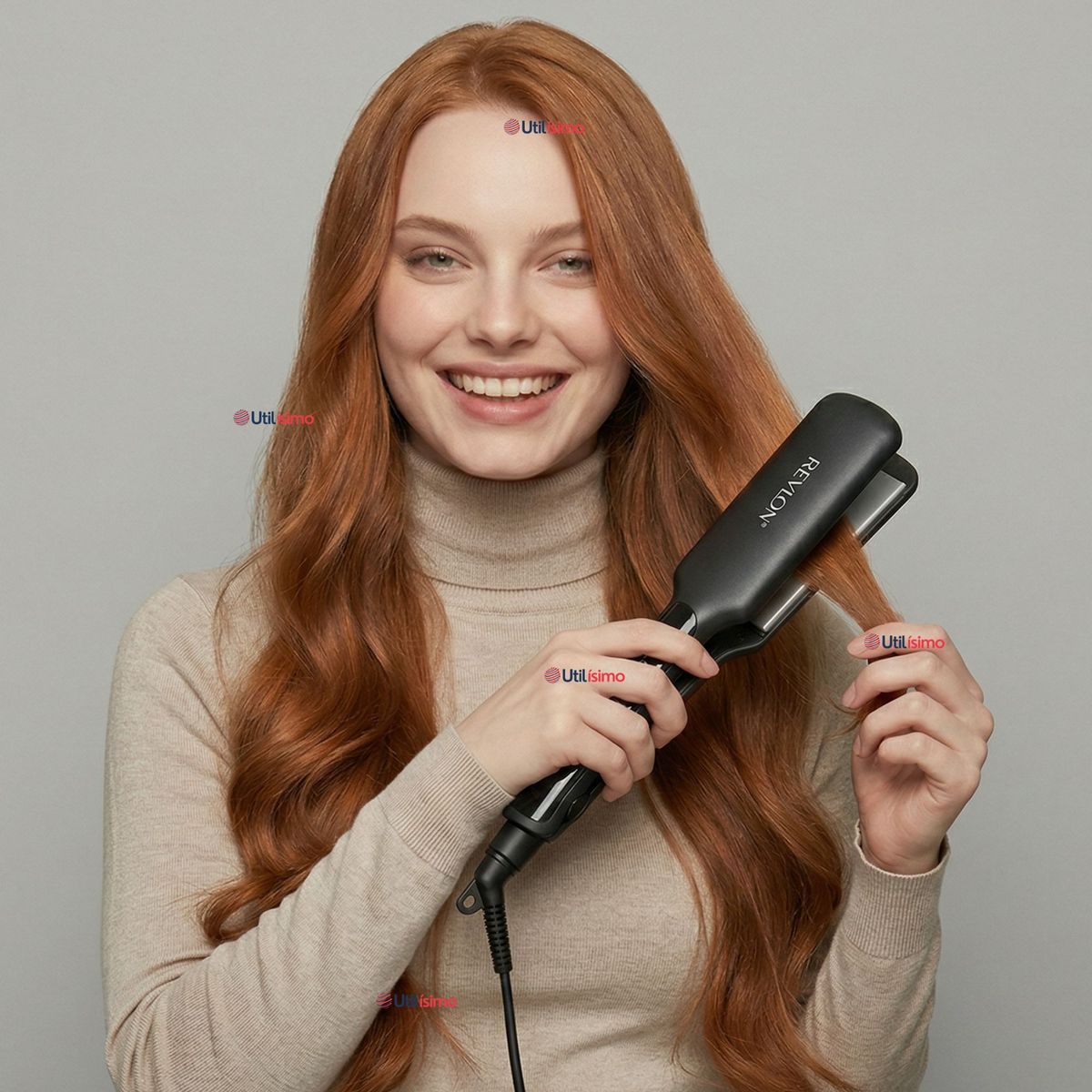 REVLON - Plancha Alisadora De Cabello Revlon Placas De Cerámica RVST2182 Alaciadora Negra
