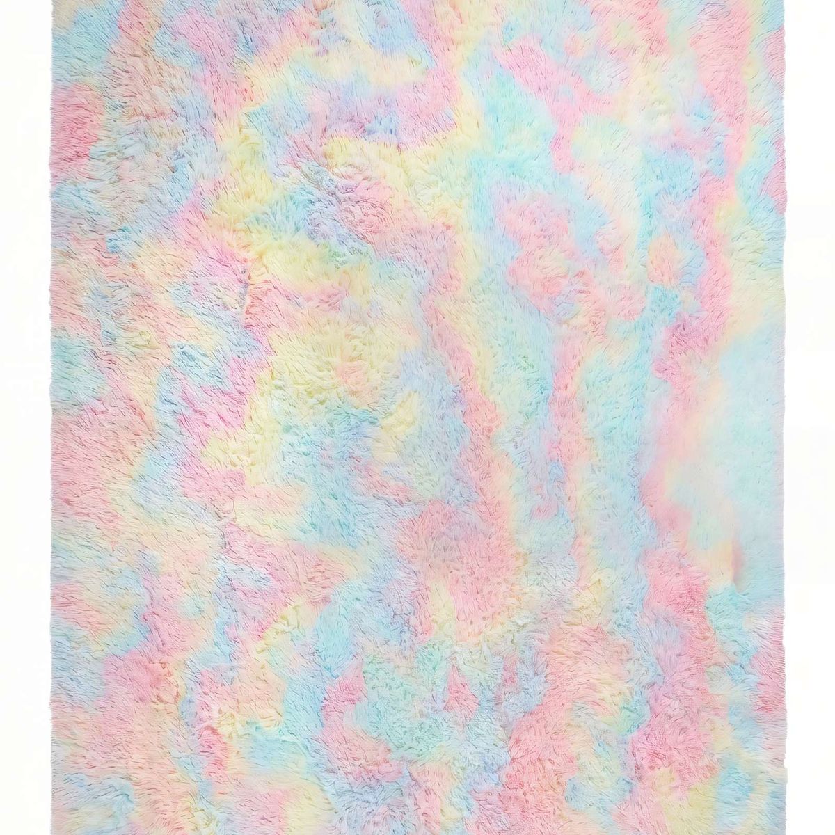 GENERICO - ALFOMBRA PELUDA 200X240  ARCOIRIS 2