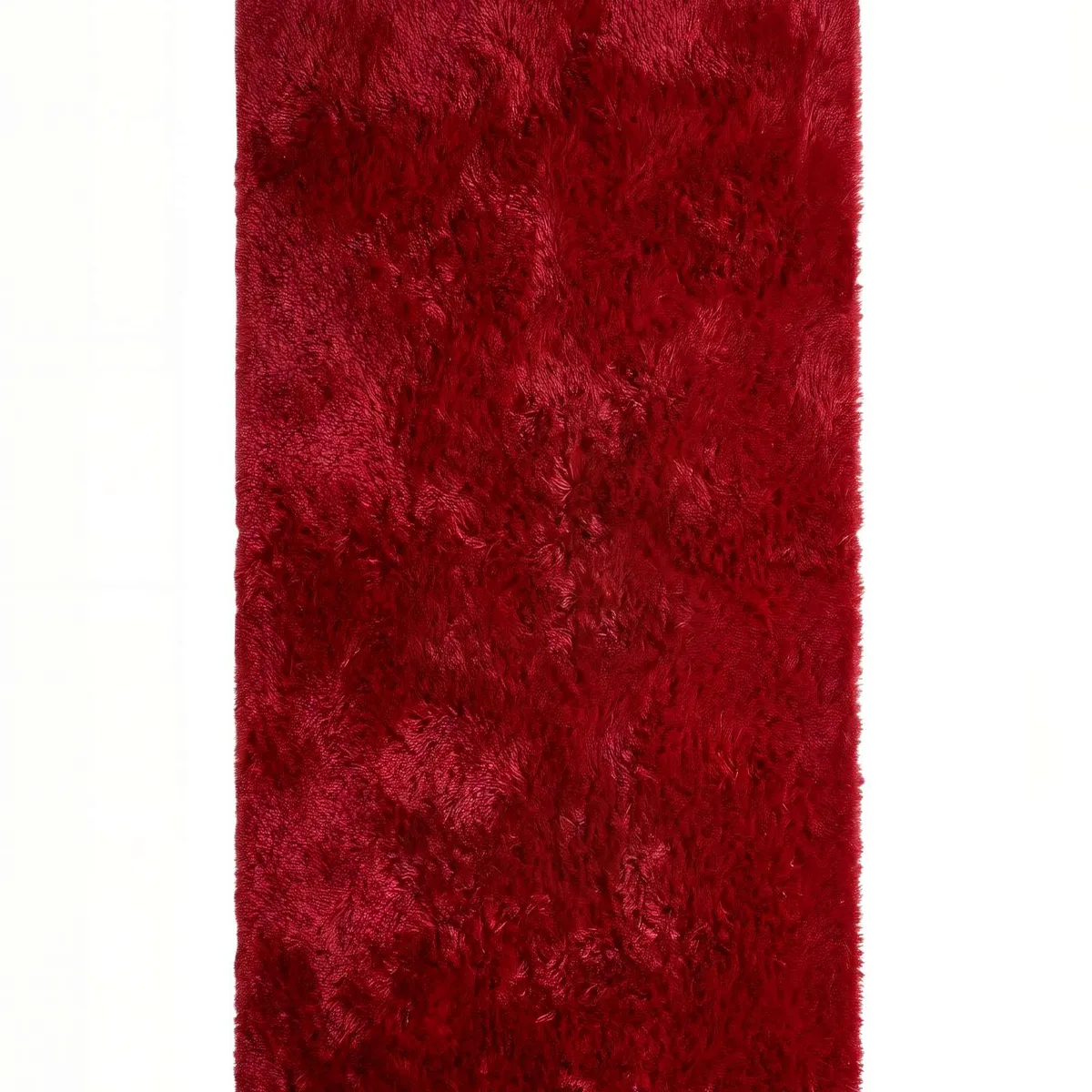 GENERICO - ALFOMBRA PELUDA 200X240  COLOR BURDEO