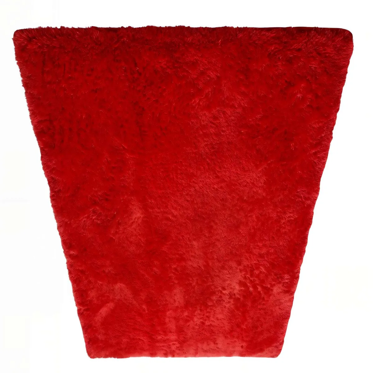 GENERICO - ALFOMBRA PELUDA 200X300 COLOR ROJO