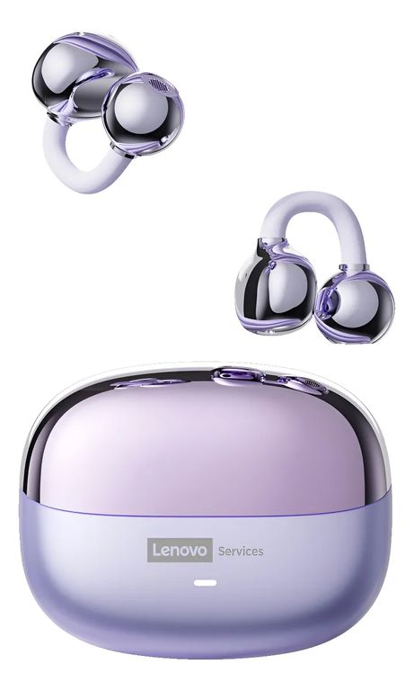Audifonos Inalambricos Bluetooth LE302 Clip Morado