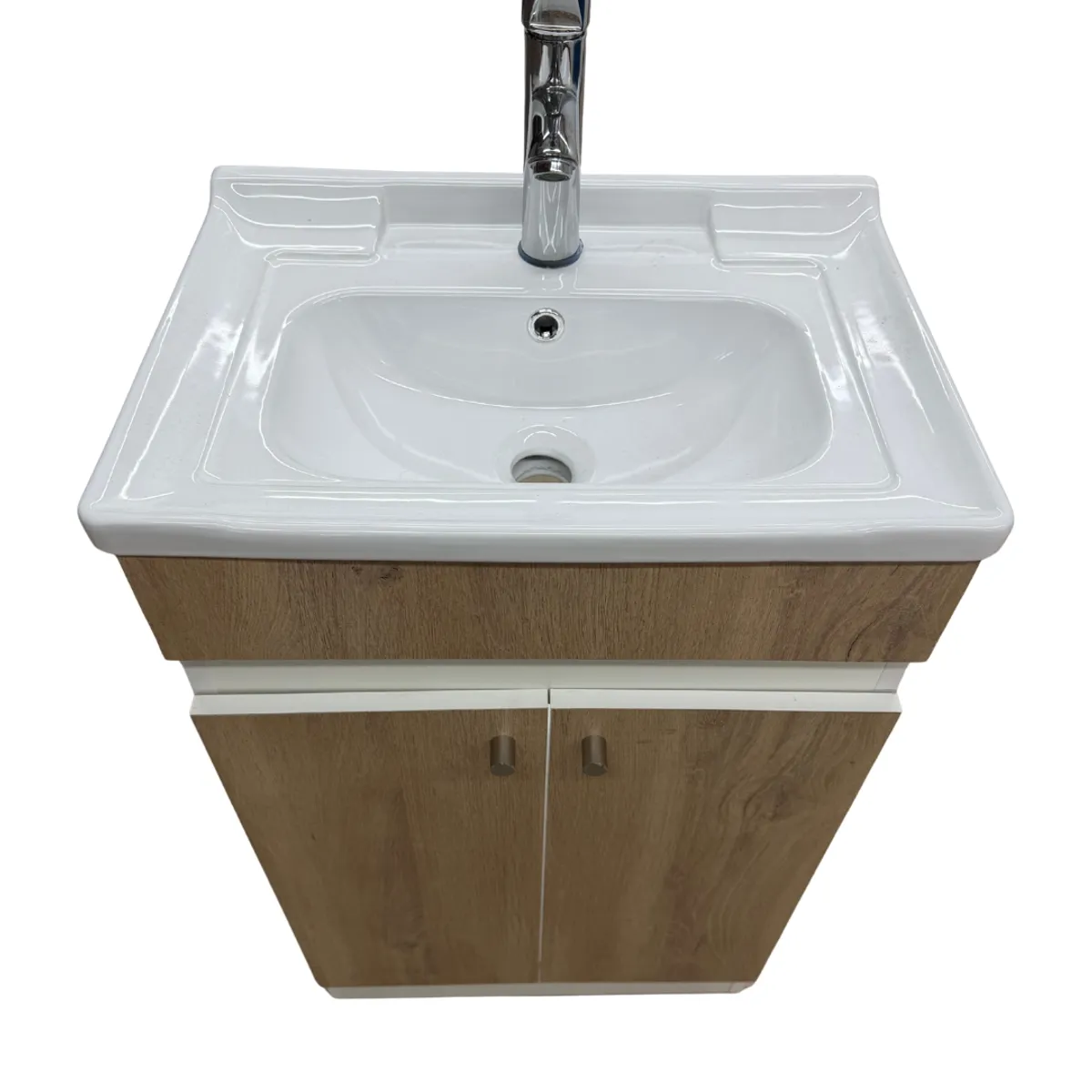 Mueble Vanitorio 50x40 Cm Jerez Mdf Lavamanos + Grifería Ms, marca MODERN SPACE - Foto 2