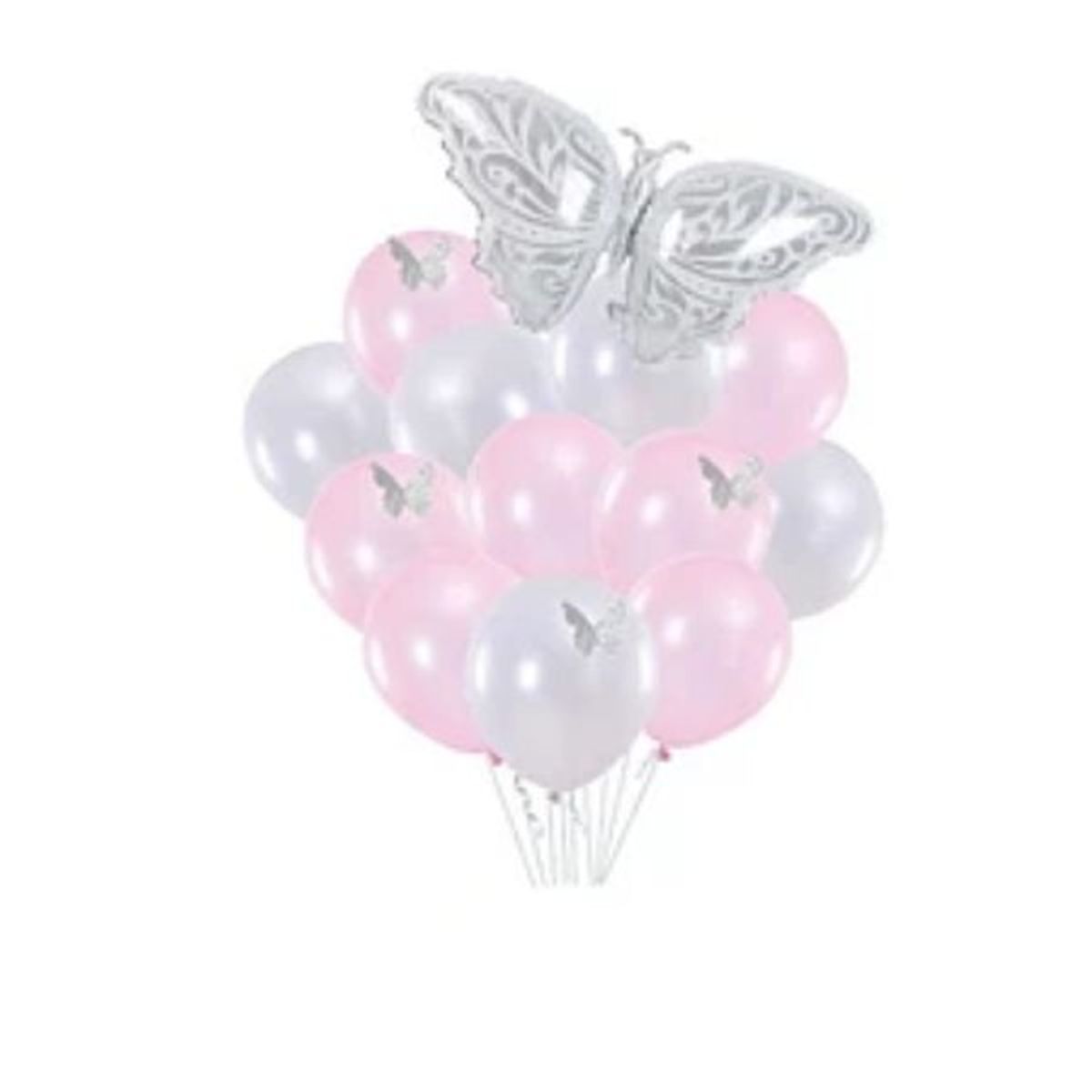 GENERICO - Set de globos mariposa 13pcs