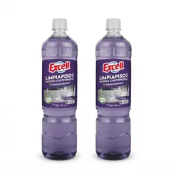 EXCELL - Pack 2 Limpia Pisos Aroma A Lavanda 900ml