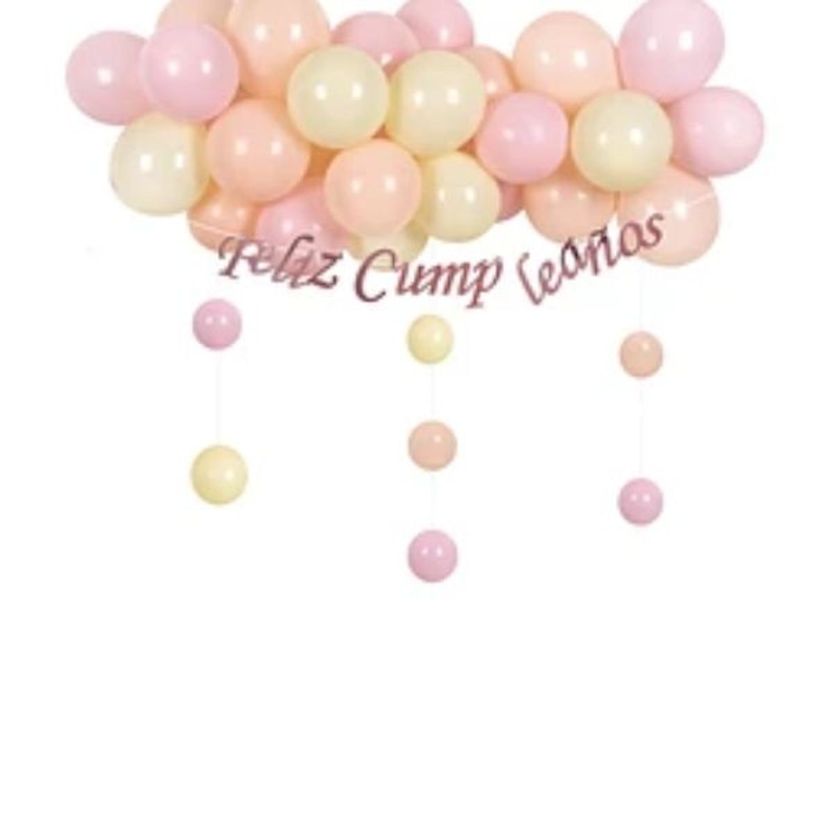 GENERICO - Set de globos de látex rosa 36pcs