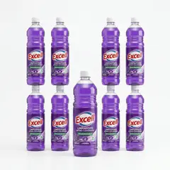 EXCELL - Pack 9 Limpia Pisos Aroma A Lavanda 900ml