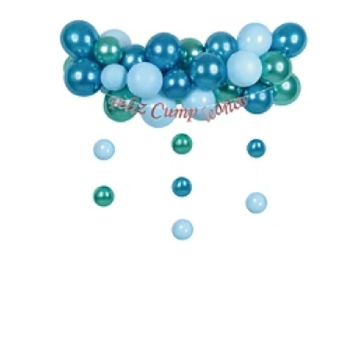 GENERICO - Set de globos de látex azul 36pcs
