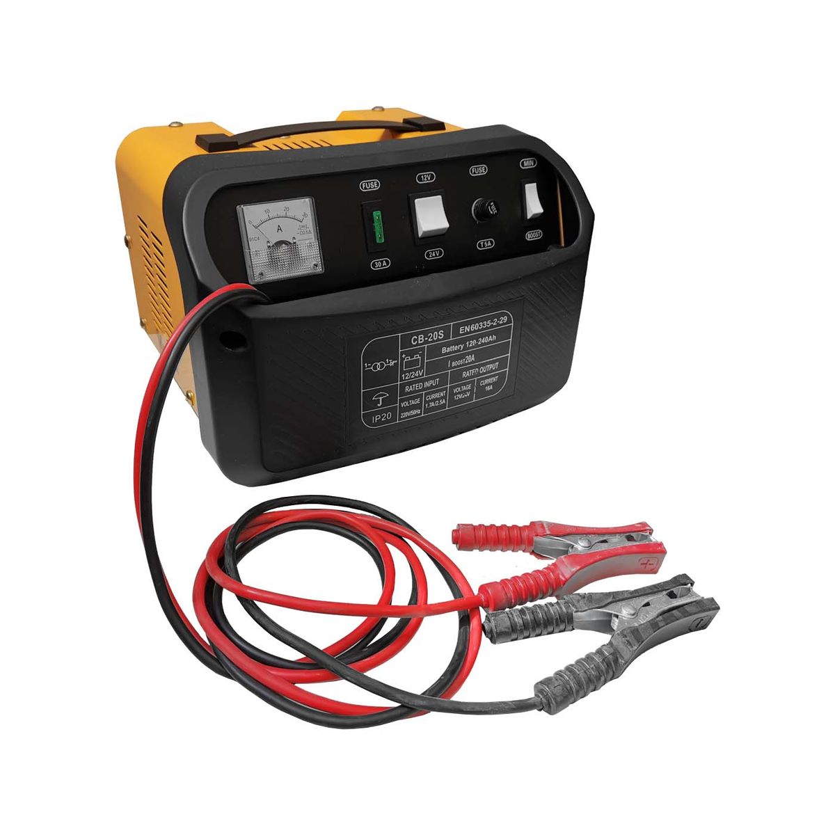 KRAFTER - CARGADOR DE BATERIA KRAFTER CB-20S 1224V 60-200 Ah