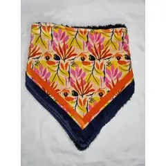 EL ESPACIO DE TOMMY - Bandana invierno mujer hojas amarillas y naranjas