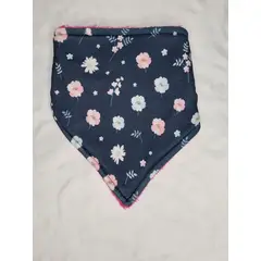 EL ESPACIO DE TOMMY - Bandana invierno infantil flores rosadas y blancas