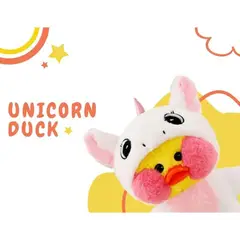 GENERICO - Peluche Pato Patito Unicornio kawaii