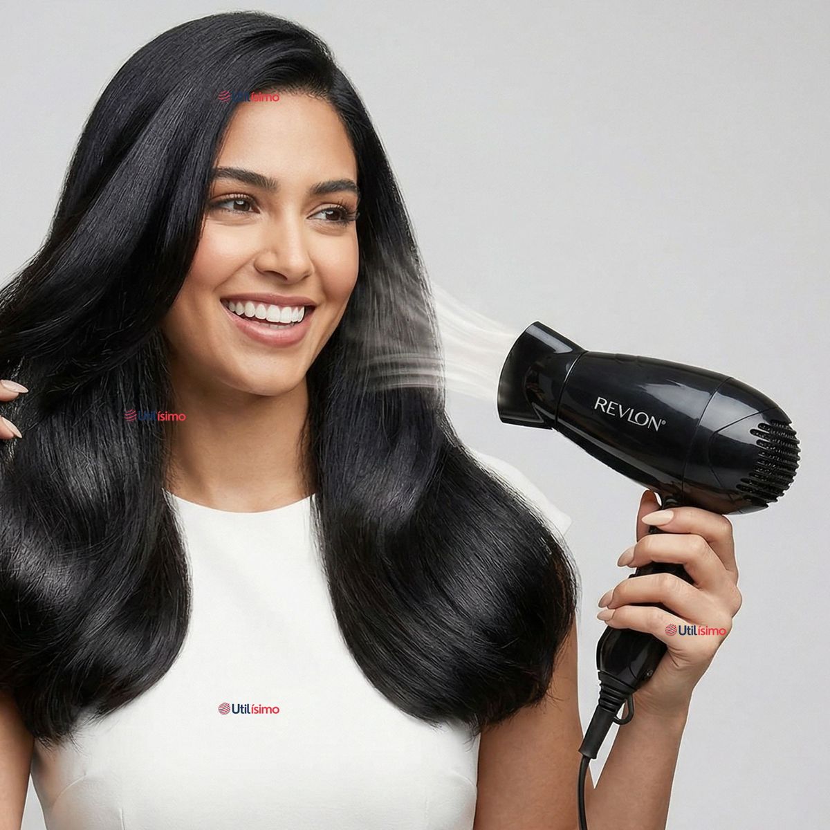 REVLON - Kit Secador De Viaje Con Bolso Revlon 800W Negro