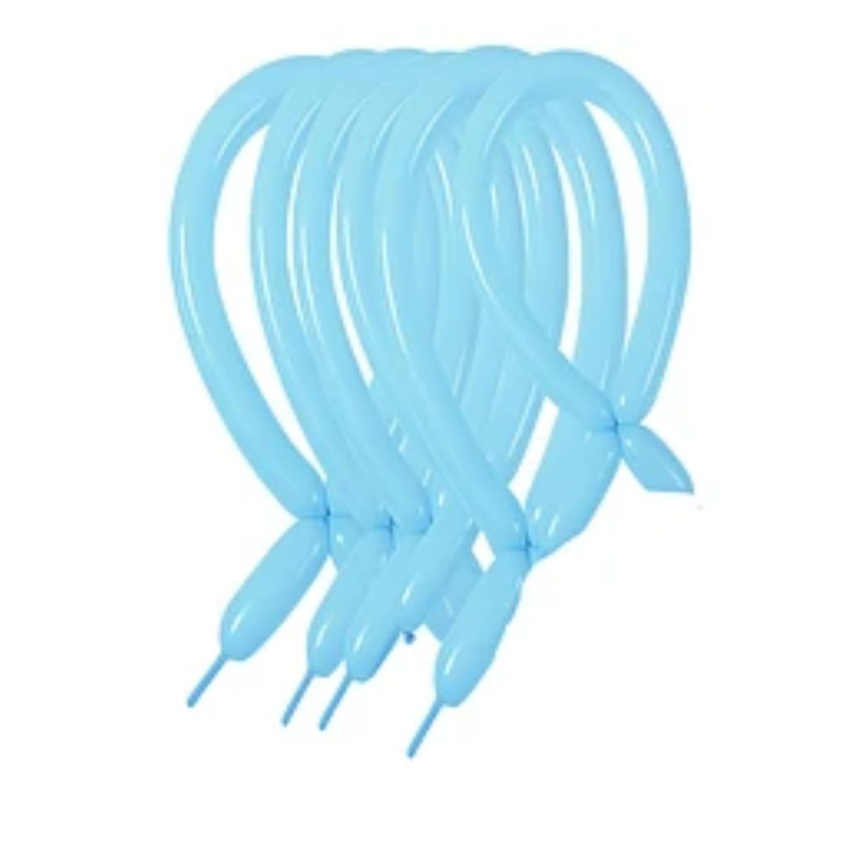 GENERICO - Globos largos color azul 30cm 15pcs