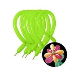 GENERICO - Globos largos color verde 30cm 15pcs