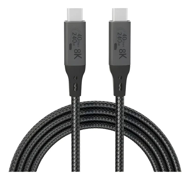 KUANGYE Cable Usb4 Usb C 40gbs 240w 2m 8k Compatible Con Thunderbolt 4