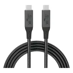 KUANGYE - Cable Usb4 Usb C 40gbs 240w 2m 8k Compatible Con Thunderbolt 4