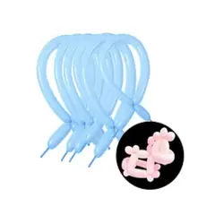 GENERICO - Globos largos color azul 30cm 15pcs