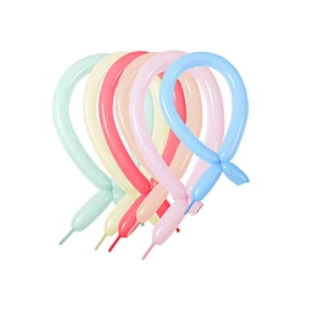 GENERICO - Globos largos colores surtidos 15pcs 30cm
