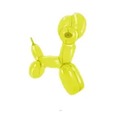 GENERICO - Globos largos 40pcs 28cm amarillo