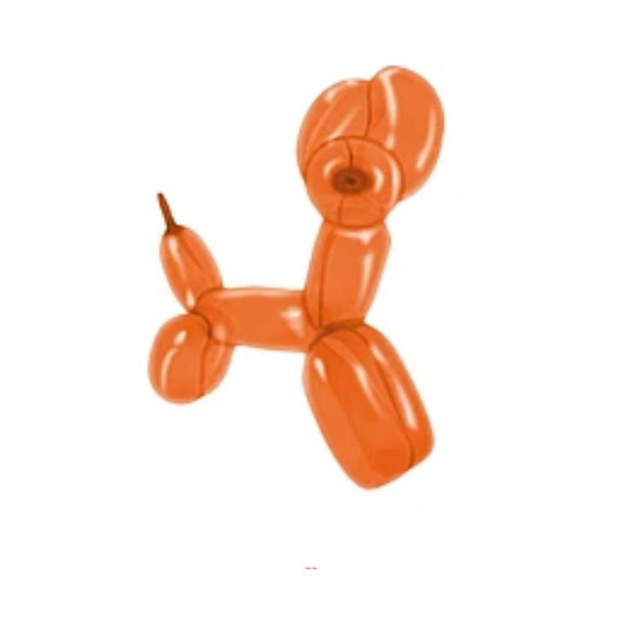 GENERICO - Globos largos color anaranjado 28cm 40pcs