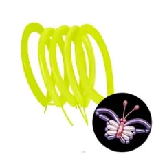 GENERICO - Globos de latex largos amarillo 40pcs 30CM