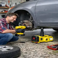 MOVI - Kit Automotriz 5 Toneladas con Gata, Llave de Impacto y Control Remoto – Portátil, Potente y Seguro