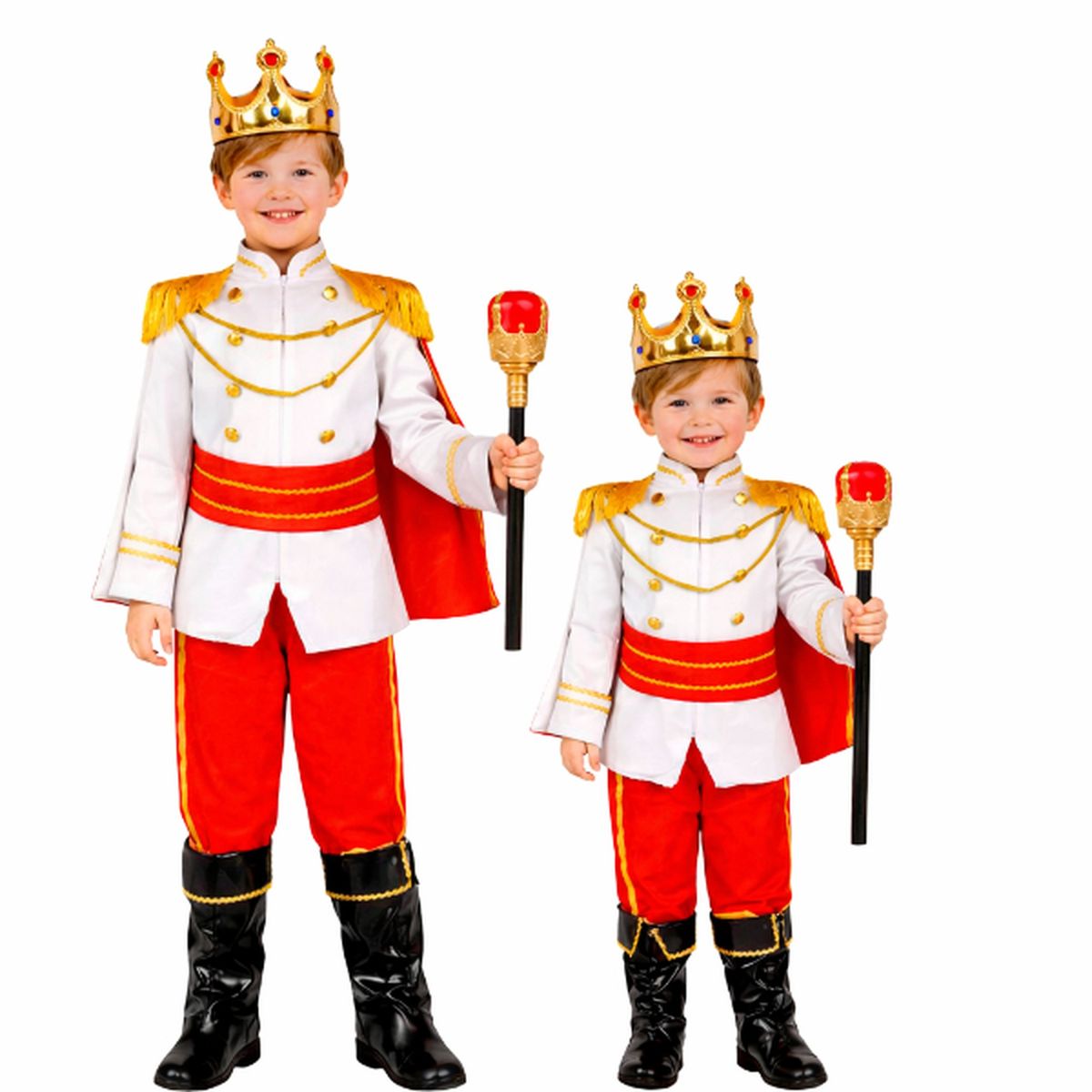 GENERICO - Disfraz Traje Principe Rey Cuentos Infantiles Celebracion Dia Del Libro Halloween