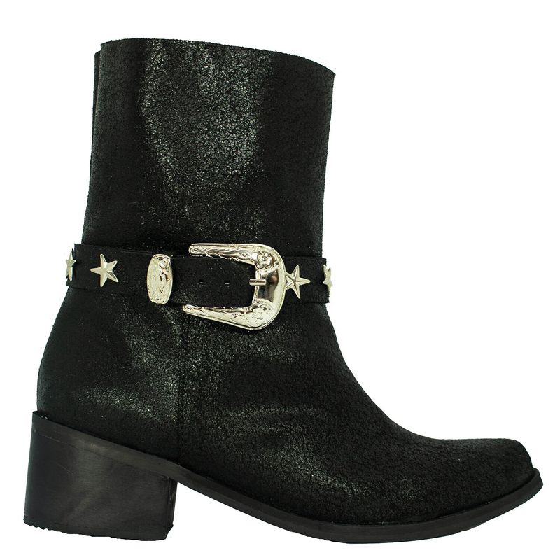 FE SAAVEDRA - Bota Mujer Malibú Negro