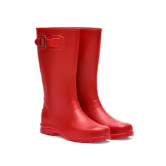OMAS - Botas Para La Lluvia Rojo Mujer - Elegancia y Protección en Cada Paso