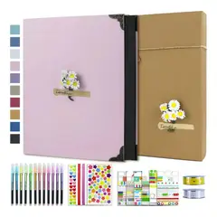 VIDA BUENAS - Álbum Fotográfico Con Scrapbook Pintura Escribir 60 Páginas