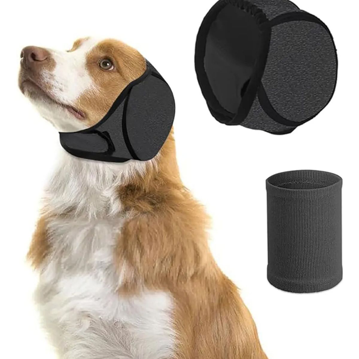 GENERICO - 2 Ajustablesorejeras Para Perros Aislantes Ruido Mascotas
