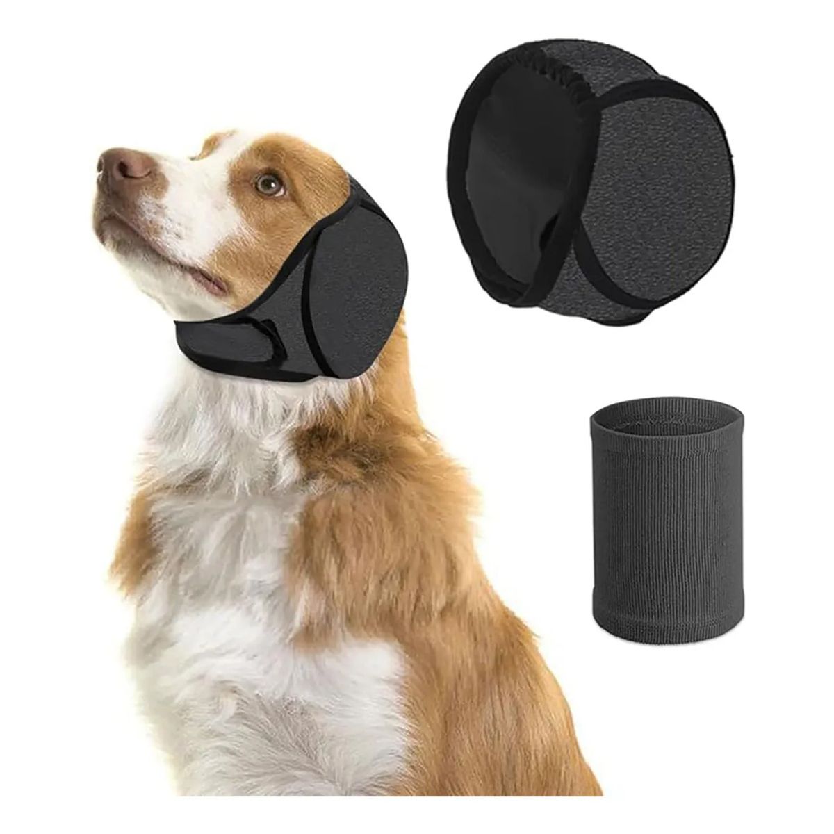GENERICO - 2 Ajustablesorejeras Para Perros Aislantes Ruido Mascotas