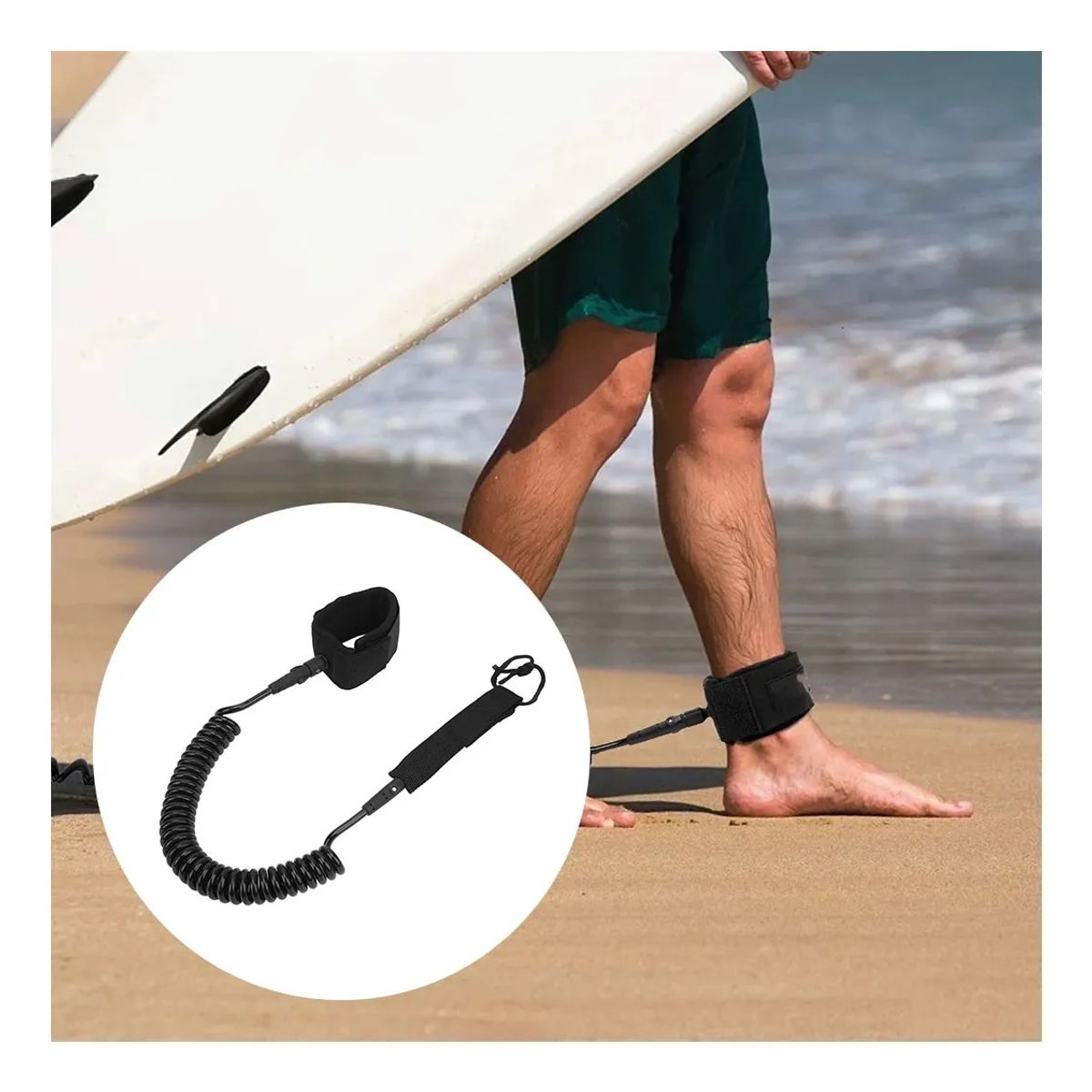 KUANGYE - Leash Para Bodyboard Grosor 5,5mm