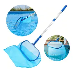 GENERICO - 45-105cm Extensible Red Limpia Piscina Profunda Saca Hojas