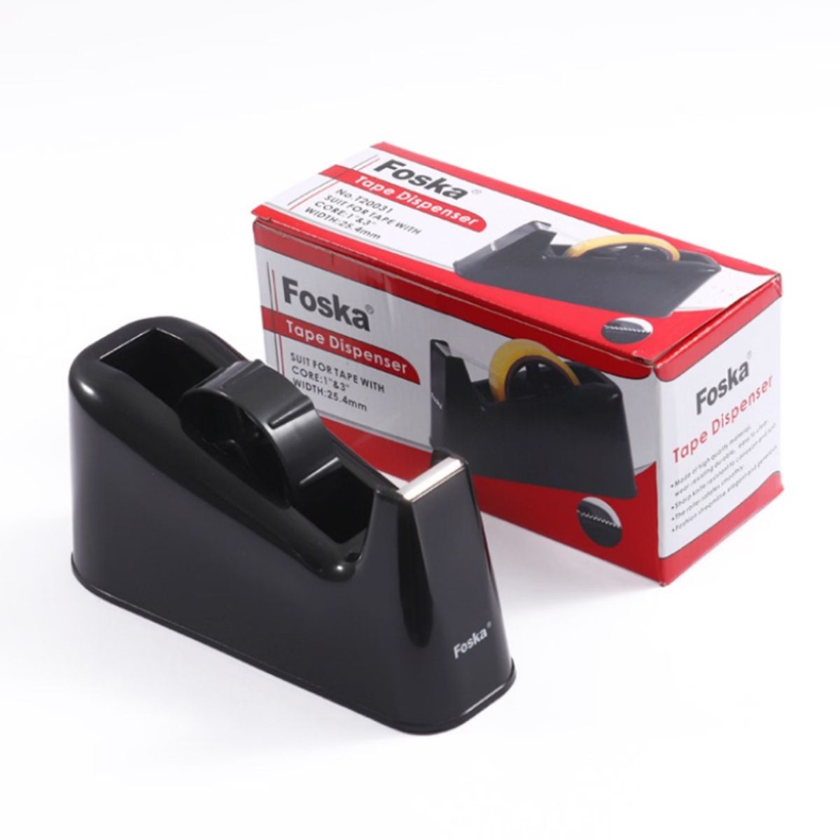 FOSKA - Dispensador de cinta adhesiva T20031black FOSKA