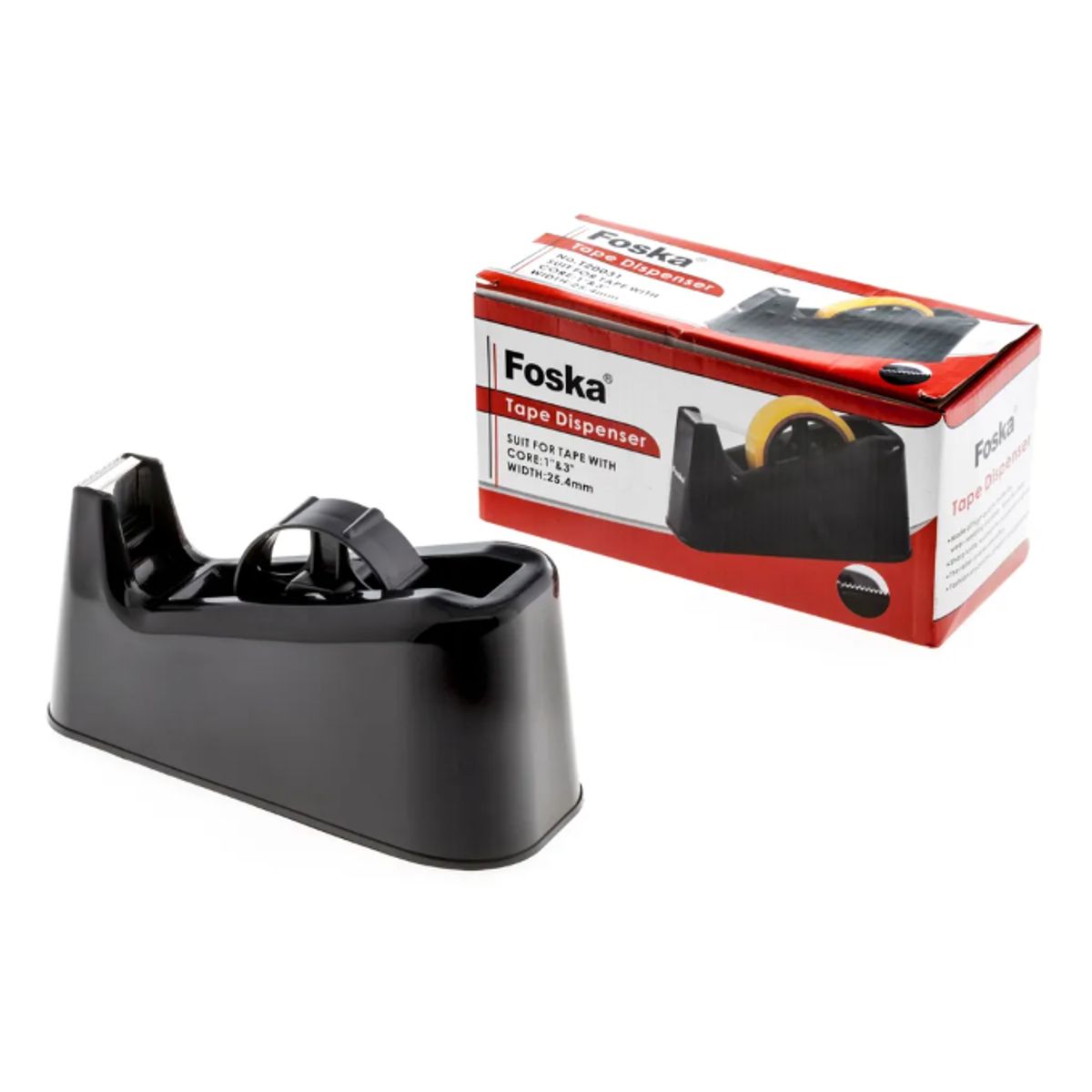 FOSKA - Dispensador de cinta adhesiva T20031black FOSKA