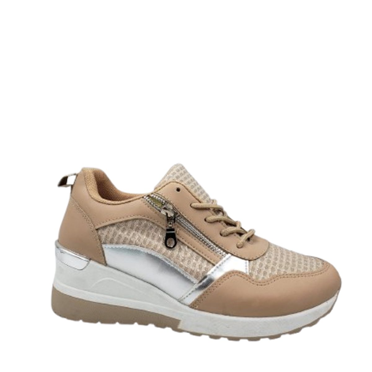 HERIEL - Zapatilla Beige Urbana