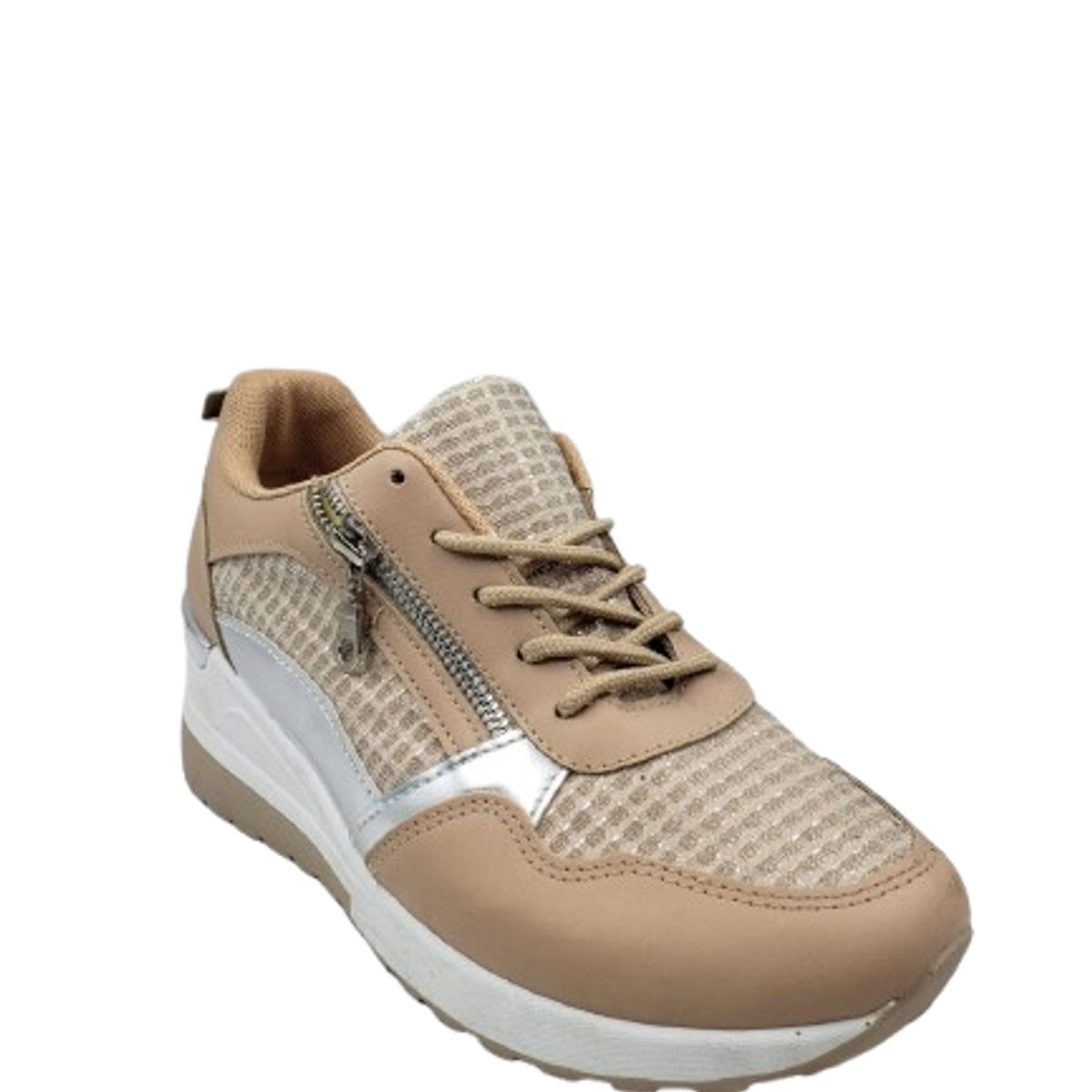 HERIEL - Zapatilla Beige Urbana