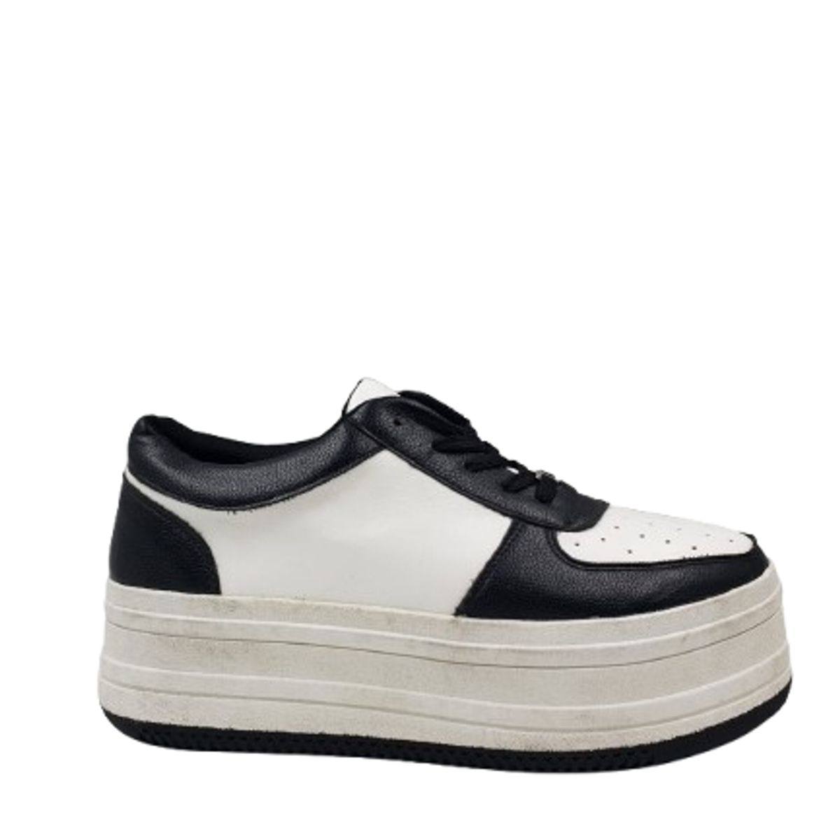 HERIEL - Zapatilla NegroBlanco Urbana